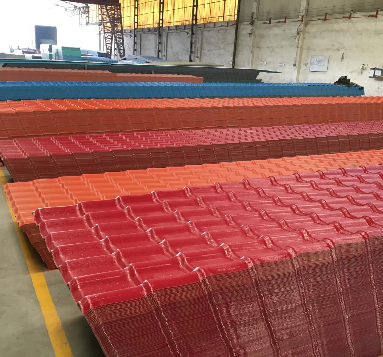 貴陽(yáng)合成樹脂瓦由哪四層材質(zhì)組成的